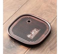 Set Da Tè Per Adulti Gadget Cucina Vassoio Bollitore Articoli Per Caffè Per Ufficio Che Serve Piatto Vintage Bandeja Madeira Accessori Set Da Tè Portatili(23.5x23.5x2.5cm)