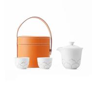 Set Da Tè Per Adulti Regalo Aziendale Tazza Express Ceramica Set Tè Viaggio Borsa Portatile Esterno Kung Fu Per Accompagnamento Bancario Set Da Tè Portatili(F)
