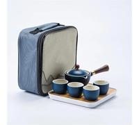 Set Da Tè Per Adulti Set Per Cerimonia Tè Kung Fu Rotante Cinese Automatico Rende Teiera Ceramica Domestica Portatile Viaggio Set Da Tè Portatili(D)