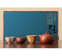 Set Da Tè Per Adulti Set Per La Cerimonia Del Tè Teiera E Tazza Da Collezione Di Articoli Handamde Raw Ore In Argilla Viola Completo Estetico Set Da Tè Portatili