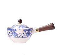 Set Da Tè Per Adulti Set Tè Cinese Kung Fu Teiera Rotante 360° Ceramica Infusore Semi Automatico Gongfu Teaware Pot Cup Set Da Tè Portatili(G)