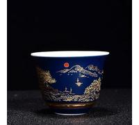 Set Da Tè Per Adulti Stile Di Corte Imperiale Tazza DiTè Lusso Singola Set Tè Cinese Blu E Bianco Porcellana Tazze Da Anti-scaling Ciotola DaTè Fatta A Mano Set Da Tè Portatili