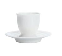 Set Da Tè Per Adulti Tazza Di Ringraziamento In Porcellana Bianca Con Gocce D'acqua Per Cappello Da Tè In Montone E Giada Schizzo Set Da Tè Portatili(B)