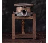 Set Da Tè Per Adulti Tazza Fairway Con Impugnatura Laterale In Ebano Dispenser Tè In Ceramica Grezza Separatore Colino In Pietra Set Scolapasta In Per Il Set Da Tè Portatili(A)