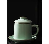 Set Da Tè Per Adulti Tazza Speciale Personale Da Tè Per La Casa In Ceramica Azure Ru Ufficio Fatta A Mano Per Separazione Dell'acqua Set Da Tè Portatili