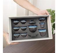 Set Da Tè Per Adulti Trasformazione Forno Sabbia Viola Fango Set Tè Kung Fu Teiera Tazza Cinese Set Da Tè Portatili(B)
