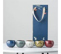 Set Da Tè Per Adulti Trasformazione Forno Set Tazze Tè Tazza Ceramica Kung Fu Cinque Elementi Tianmu Jianzhan Master Cup Confezione Set Da Tè Portatili