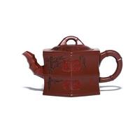 Set Da Tè Per Adulti Vaso Argilla Viola Fatto Mano Cento Occhi Drago Sangue Sabbia Melodia Kung Fu Set Tè Teiera Cinese 400ml Set Da Tè Portatili