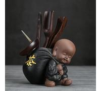 Set Da Tè Per Adulti Zen Tea Zisha Piccolo Monaco Cerimonia Tè Sei Signori Set Legno Ebano Accessori Set Da Tè Portatili