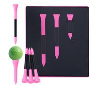 Set da tè per allenamento da golf, supporto anti-perdita, di tè, strumento di precisione per migliorare lo slancio, accessorio sportivo portatile per allenamenti in palestra in interni