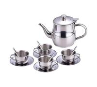 Set da tè per bambini - Lightweight Teapot Kit Kitchen Toys | Time Play Role Birthday Playtime Classroom Home Playroom Preschool, Afternoon Party Dishes Accessories Pretend Educational Game Set
