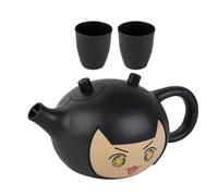 Set da tè per bambini, Set da tè con forme da servire | Set da tè Set di simulazione | Tazze da tè sicure, piatti da gioco con 2 tazze, giocattoli per gioco d'imitazione, giocattoli da cucina, a