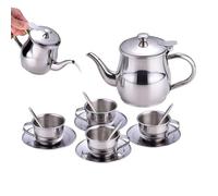 Set da tè per bambini | Set leggero e giocattoli da cucina - Cucinino per bambini giocattolo per l'ora del tè,Per gioco di ruolo, compleanno, di giocare, aula, casa, stanza dei giochi,