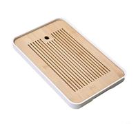 Set da tè per Kung Fu con scarico rapido e conservazione, materiale in PVC antiscivolo, lavabile e durevole, bordi lisci per una preparazione sicura, stoviglie per teafilh(D)