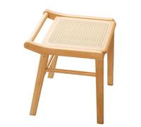 Set da toeletta vintage in legno massello con specchio, 2 cassetti e sgabello, scrivania per trucco resistente per tavolo da toeletta, elegante organizer per trucco per la decorazione della camera da