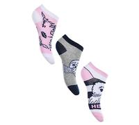 Set Da Tre Paia Di Calzini Harry Potter Hedwig Bambine Ragazze Cotone Taglie Da 23 A 34 (27-30, Turchese)