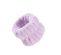 Set da tre pezzi for il lavaggio del viso e for la cura della pelle, a prova di umidità, in pile di corallo, con fascia for capelli che assorbe l'acqua, da polso, for il lavaggio delle donne e come st