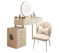 Set da trucco a LED con specchio, altoparlanti Bluetooth, porte USB e uscite, perfetto per bellezza e comfort, ideale per gli amanti del trucco