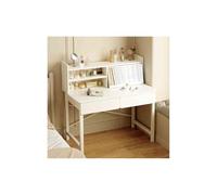 Set da trucco con specchio e cassetti, tavolino salvaspazio per piccole camere da letto, ideale per ragazze e donne, elegante scrivania per trucchi (senza sgabello)