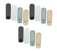 Set da Viaggio di 12 Flaconi Squeeze Ricaricabili 60ml Pe Pp