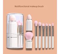 SET DA VIAGGIO MINI PENNELLI DA TRUCCO 8 IN 1 MAKE UP BRUSH FONDOTINTA OMBRETTO