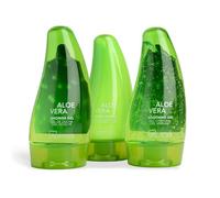 Set da viaggio per la cura del corpo IDC all'Aloe Vera con pochette cosmetica 3x