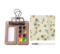 Set da viaggio - Set di acquerelli e compatto | Pratico set di acquerelli tascabili | Forniture d'arte di viaggio per pittori, artisti e studenti