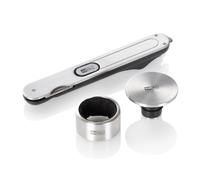 SET DA VINO INOX "CHAMP" 3 PEZZI cm 15/cm Ø4,5 cm Ø4