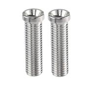 Set da Vite Cava Tappo Lavandino Cucina, 2 Pezzi Universale Filtro Lavello Addensare Acciaio Inox Viti Fissaggio Cestello Lavello