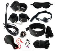 Set da yoga nero da 10 pezzi, adatto a yoga, pilates e danza