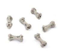 Set Dadi D6 - Set di Sei Dadi 6 Facce - Dadi per GDR a Tema Teschio & Ossa. Dadi Particolari per D&D, Dungeons & Dragons (DND), Warhammer, Pathfinder, Magic the Gathering (MTG). (Bianco)