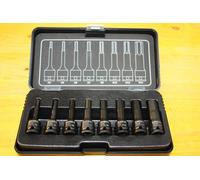 Set Dadi Esagonali Cr-Mo 8pz 3/8' H4-H14
