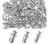 Set Dadi for Rivetti ad Espansione Kit Inserti Filettati Ciechi M4 M5 M6 | Fissaggi Resistenti in Acciaio al Carbonio Zincato for Riparazioni Auto Mobili Legno e Bricolage Fai da Te(M4)
