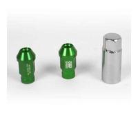 Set Dadi OMP 7075 40 mm M14 x 1,50 20 uds Verde