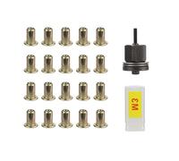 Set Dadi Per Rivetti 20 Dadi Assortiti Dimensioni Assortite Per La Manutenzione Della Costruzione E Progetti Fai Da Te Per La Casa Rivettatrice Manuale