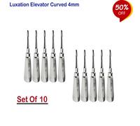 Set de 10 Chirurgia Leve per Radici Luxation Curva 4mm Tooth Extracting Elevator