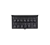 SET DE 13 PUNTAS DE IMPACTO DE 1/2" HEXAGONAL Y TORX