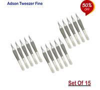 Set de 15 Dental Pinzette Chirurgiche Adson Fine Thumb Tissue Plier