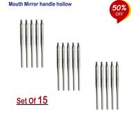 Set de 15 Strumenti Diagnostica Specchietti bocca Mirror handle Dentists tools