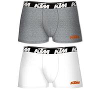 Set de 2 calzoncillos bóxer KTM Blanco y gris claro