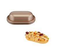 Set de 3 moules à petit pain Tefal Creabake J3088304 Cuivre et Gris