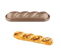 Set de 3 moules à torsade Tefal Creabake J3083S04 Cuivre et Gris