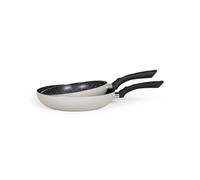 Set de 3 poeles aspect pierre - Livoo - MEN124GR - Gris