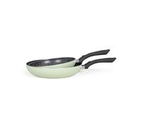 Set de 3 poeles aspect pierre - Livoo - MEN124VE - Vert