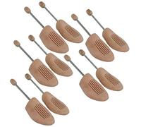 Set de 5 paia tendiscarpe in legno T. 46/48 con molla a spirale per ottima ritenzione della forma calzature