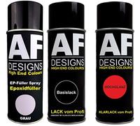 Set de bombes de peinture époxy compatible avec BMW 181 Diamantschwarz Metallic Bomboletta spray Primer EP Vernice trasparente