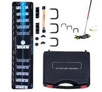 Set De Caja De Herramientas De Entrenamiento De Putter De Golf, Fácil De Transportar, 90.2x9.7 Cm, Ayuda De Entrenamiento De Práctica De Putter, Práctica De Golf Portátil, Uso Versátil, Para Poner El