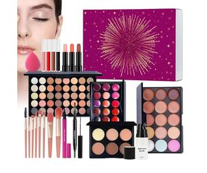 Set de - Palette de Fard à Paupières Rouge à Lèvres Pinceau