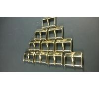 Set de10 Orecchini per Bracciali per Orologio a Scelta Oro/Cromata