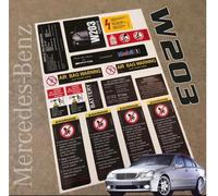 Set decalcomanie adesivi per Mercedes-Benz Classe W203 C tutti i modelli migl...